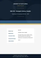 EML1501 Assignment 4 Portfolio &lpar;722717&rpar; 2026 Due October 2026