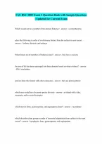 FAU BSC 1005 Exam 3 questions with A rated Verified Questions with 100 Correct Answers Graded A