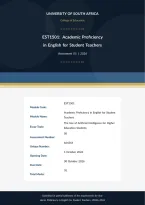 EST1501 Portfolio Assessment 5 &lpar;664364&rpar; 2026 Due 30 October 2026