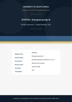 ETP3701 Portfolio Assessment 2026 Due October 2026