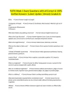 TLETA Week 1 Exam Questions with all Correct & 100&percnt; Verified Answers &vert;Latest Update &vert;Already Graded A&plus;