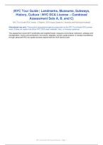 NYC Tour Guide DCA License Practice Exam&colon; Paper 1 History & Landmarks Review