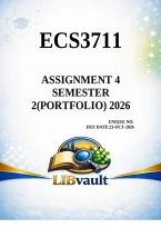 ECS3711 Assignment 4 &lpar;PORTFOLIO&rpar; 2026 - Due 23 October 2026