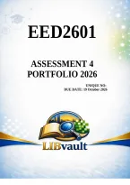 EED2601 Assignment 4 PORTFOLIO 2026 - Due 19 October 2026