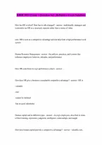 HRIR 3021Exam 1 questions with correct answers Questions and Answers 100 Pass