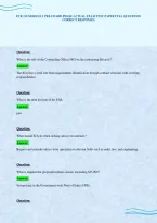 Fcr 110 Module 1 Preaward Phase Actual Exam Test Paper Full Questions Correct