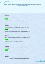 Fcr 110 Module 1 Preaward Phase Exam Review Solved Questions Complete Answers
