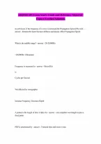 Ardms Spi Study Guide Questions And Answers Already Passed Latest Update 100 Correct Answers