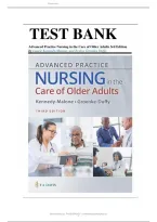 TEST BANK FOR Advanced Practice Nursing in the Care of Older Adults 3rd edition by Evelyn G&period; Kennedy-Malone&comma; Laurie&semi; Duffy ISBN&colon;978-1719645256 NEW COMPLETE GUIDE WITH RATIONALES 100&percnt; VERIFIED A&plus; GRADE ASSURED&excl;&excl;&excl;&excl; NEW LATEST UPDATE&excl;&excl;&excl;&excl;&excl;&excl;&NewLine;