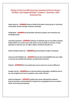 Nursing 111 final exam 2026 Actual Exam Questions And Correct Answers &NewLine;&lpar;Verified&rpar; &vert; Latest Update 2026&sol;2027 &vert; Graded A&plus; &vert; Brand New &vert; 100&percnt; &NewLine;Guaranteed Pass