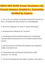 AMCA EKG EXAM 2027 &vert; Actual Exam Questions & Verified Answers &vert; Latest &lpar;Latest 2026 &sol; 2027 Update&rpar; A&plus; Grade Complete