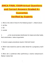 AMCA FINAL EXAM 2027 &vert; Actual Exam Questions & Verified Answers &vert; Latest &lpar;Latest 2026 &sol; 2027 Update&rpar; A&plus; Grade Complete