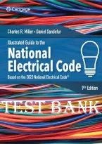 Test Bank &mdash; Illustrated Guide to the National Electrical Code&reg;&comma; 9th Edition &lpar;Miller&comma; 2023&rpar; &vert; All Units 1&ndash;19 Covered&NewLine;