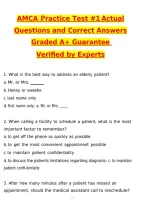 AMCA Certification EXAMS BUNDLED Clinical Medical Assisting&comma; EKG&comma; Phlebotomy & PT Aide Practice Tests &lpar;Instant PDF Download&rpar;