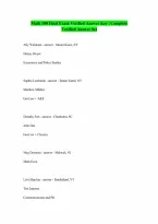 Math 100 Final exam questions with correct answers Verified Latest Update