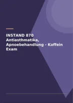 INSTAND 870 Antiasthmatika&comma; Apnoebehandlung - Koffein Exam