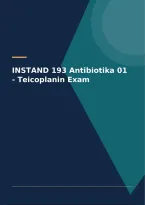 INSTAND 193 Antibiotika 01 - Teicoplanin Exam