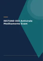 INSTAND 850 Antivirale Medikamente Exam