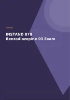 INSTAND 878 Benzodiazepine 03 Exam