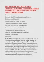 Hesi Rn Community Health Exam &NewLine;Questions And Correct Answers &lpar;Verified &NewLine;Answers&rpar; Plus Rationales 2026&sol;2027 Q&A &vert; &NewLine;Instant Download Pdf&period;
