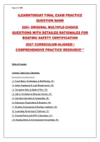 ILEARNTOBOAT FINAL EXAM PRACTICE QUESTION BANK 2027 &vert; 240 Original MCQs with Detailed Rationales &vert; Official Boating Safety Certification Prep &lpar;NASBLA & USCG Standards&comma; Navigation Rules & Right-of-Way&comma; PWC Operations&comma; Safety Equipment&comma; Aids to Navigation&comma; 