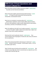 OMS Exam 3 Exam Questions and Answers &lpar;Rated A&plus;