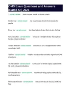 OMS Exam Questions and Answers &lpar;Rated A&plus;&rpar; 2026&period;