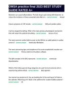 OMSA practice final 2023 BEST STUDY GUIDE RATED A&plus;