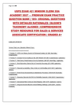 USPS EXAM 421 WINDOW CLERK SSA ACADEMY 2027 &vert; 185&plus; Original MCQs with Detailed Rationales &vert; Sales & Services Associate Certification Exam Prep &lpar;USPS Mission & Mail Sanctity&comma; GIST Method&comma; DMM&sol;IMM Mail Classes&comma; POS&sol;RSS Operations&comma; Money Orders & BSA Form 81