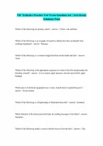 NIC Esthetics Practice Test Exam with correct Answers