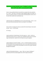 NUR 2459 Rasmussen Mental Health Exam 1 Modules 13 Latest 2026 with complete solution Complete Questions and Verified Answers