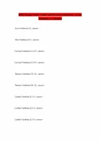 Rhs Exams Latest Update 100 Correct Answers