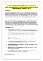 Nj Lead Inspector Risk Assessor Exam Full Package Questions Answers