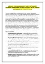 Echelon Stroke Management Exam Full Package Questions Answers And Rationale