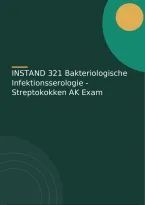 INSTAND 321 Bakteriologische Infektionsserologie - Streptokokken AK Exam