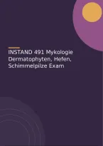 INSTAND 491 Mykologie Dermatophyten&comma; Hefen&comma; Schimmelpilze Exam