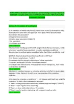  MATH 110 Exam 8 Statistics Questions and Answers Portage Learning Actual Exam 2026&sol;2027 &ndash; Complete 25 Questions with Detailed Rationales &vert; 100&percnt; Verified &vert; Pass Guaranteed &ndash; A&plus; Graded