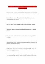 UWA Art 100 Final Exam Review updated questions well answered Questions and Answers 100 Pass
