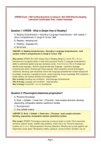 KPEERI Exam &vert;&vert; 280 Verified Questions & Answers &vert; IDA CERI Effective Reading&NewLine;Instruction Certification Prep &vert; Instant Download
