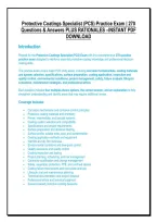 AMPP Protective Coatings Specialist &lpar;PCS&rpar; Practice Exam 2026&sol;2027 &vert; Questions&comma; Answers & Rationales