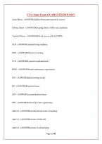 Cna State Exam Guaranteed Pass&excl;&excl;