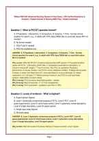 Wilkes NSG 502 Advanced Nursing Research Final Exam &vert;&vert; 200 Verified Questions &&NewLine;Answers &vert; Passan School of Nursing MSN Prep &vert; Instant Download