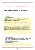 Wilkes NSG 533 Advanced Pharmacology Final Exam &vert;&vert; 250 Verified Questions &&NewLine;Answers &vert; Passan School of Nursing MSN Prep &vert; Instant Download
