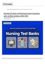 NCLEX Practice Questions &vert; Nursing Test Bank and Practice Questions with Answers