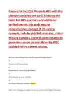 Advanced Nursing Exam Test Bank 2026&sol;2027 &ndash; NGN Practice Questions with Verified Answers & Detailed Rationales for APRN Certification&NewLine;&NewLine;