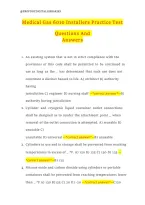 Medical Gas 6010 Installers Practice Test Questions and Answers &mdash; Complete ASSE 6010 Exam Prep Study Guide