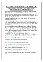 Wgu C785 Biochemistry Final Exam 2026 With All The Correct Answers &vert; From Question To Perfection&vert; Study With Confidence&excl;