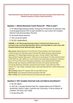 Alberta Electrician Fourth Period AIT Exam Questions And Correct Answers Verified Answers Plus&NewLine;Rationales Questions & Answers Instant Download Pdf