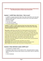 LADWP Water Utility Worker Exam Practice Questions And Correct Answers Verified Answers&NewLine;Plus Rationale Questions & Answers Instant Download Pdf