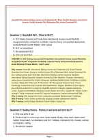 NauticEd International Sailing License and Credentials SLC Exam Practice Questions And Correct&NewLine;Answers Verified Answers Plus Rationales Q&A&semi; Instant Download Pdf